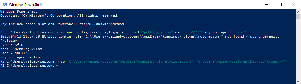 create-rclone-configure-file
